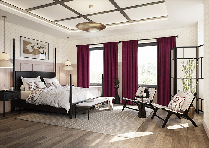 Faux Suede, Aubergine - Made to Measure Curtains - Image 7